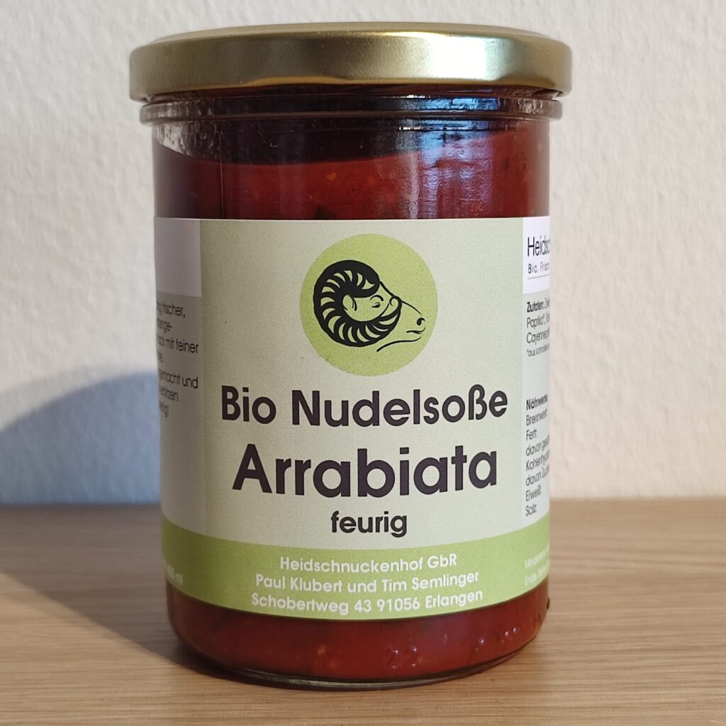 Bio Nudelsoße Arrabiata