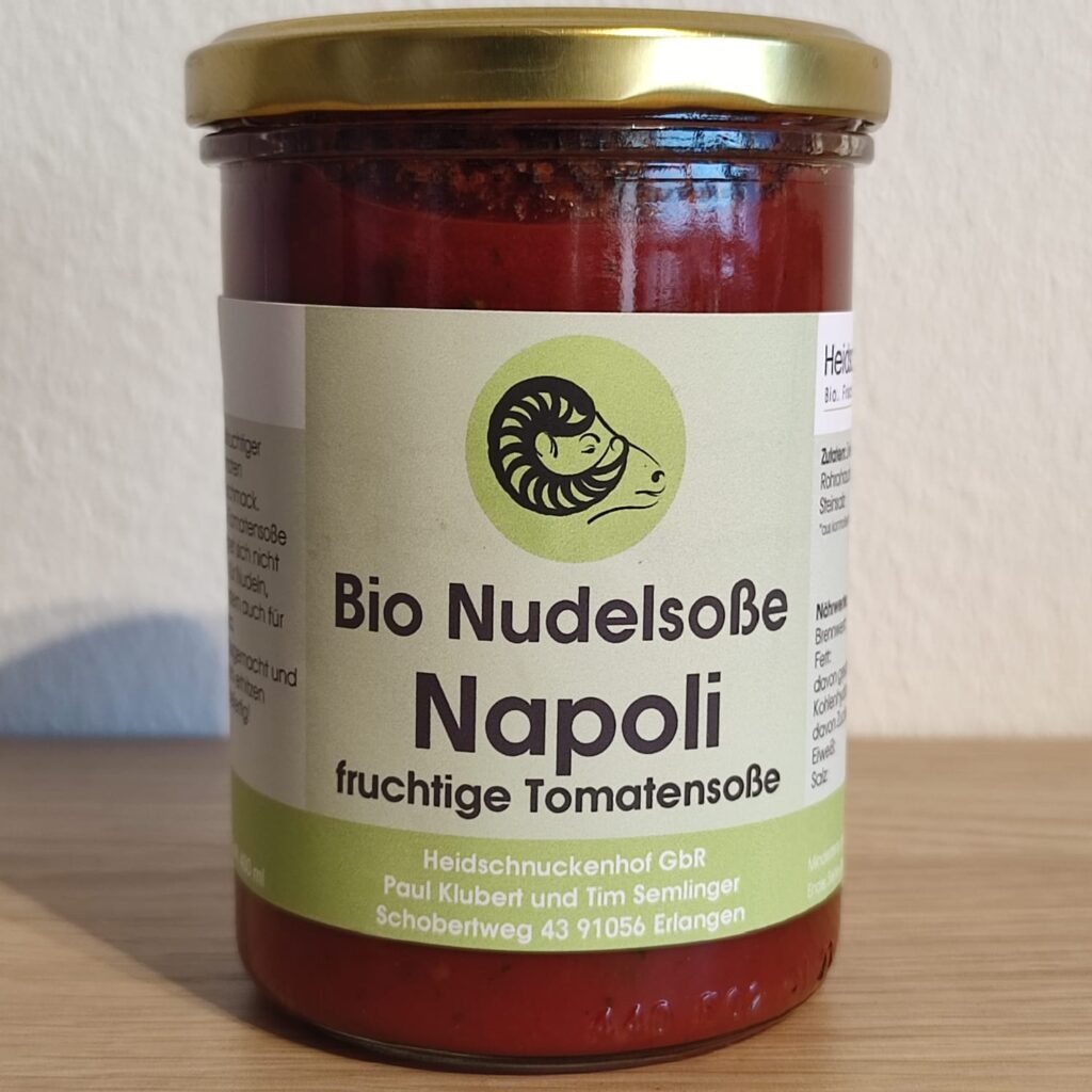 Bio Nudelsoße Napoli
