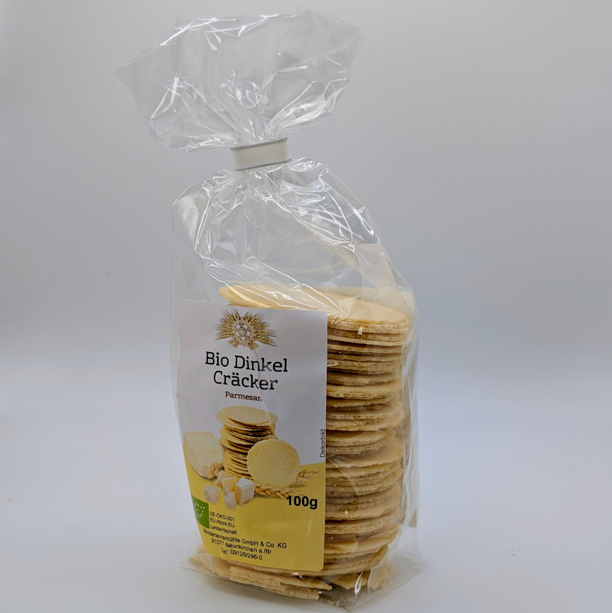 Bio Dinkel-Cräcker Parmesan